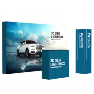 3D SEG灯箱背景墙